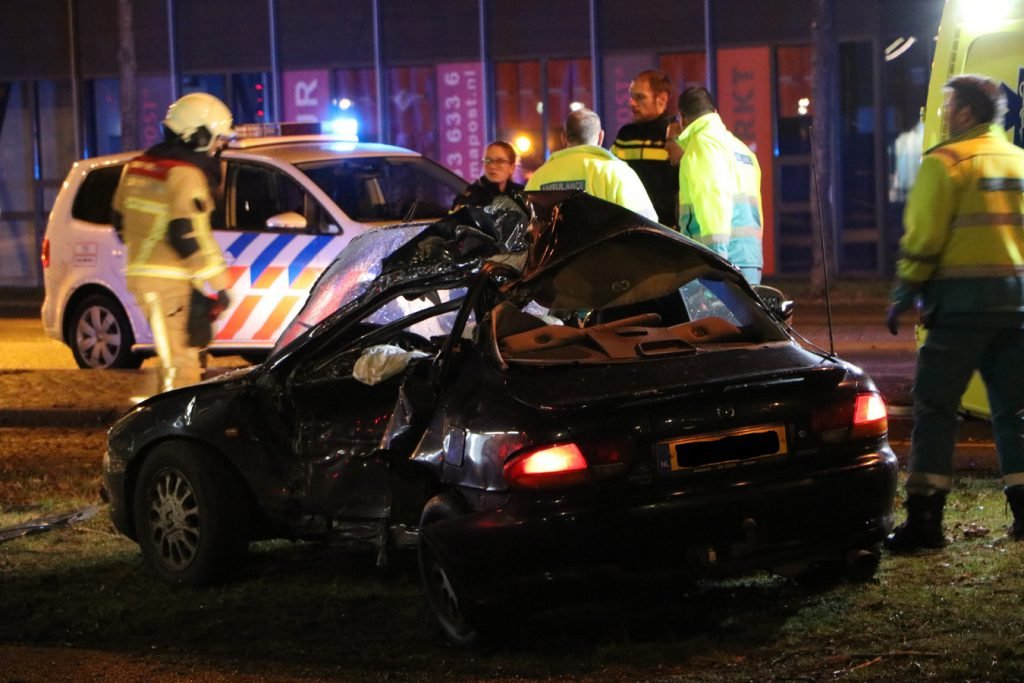 Zwaar auto-ongeluk A31 nabij Enschede