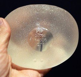 Lekke borstimplantaat